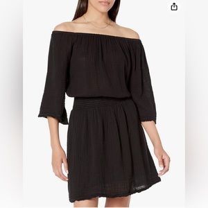 Michael Stars Fernanda Smocked Waist Green Dress‎